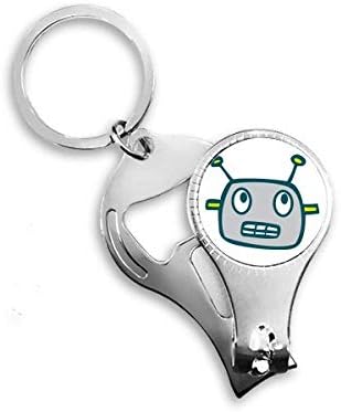 Universo e Alien Grey Robot Robô Níper anel Chain Chain Bottle Operler Clipper