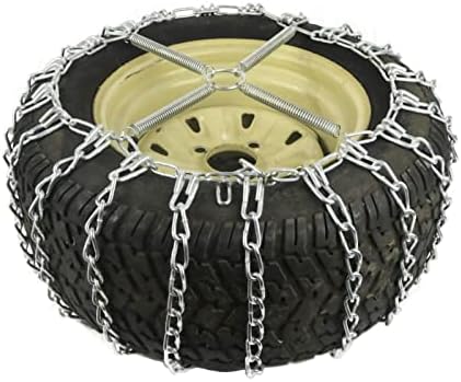 A ROP SHOP | Par de 2 cadeias de pneus de ligação e tensionadores para Yamaha Kodiak com pneus 13x5x6