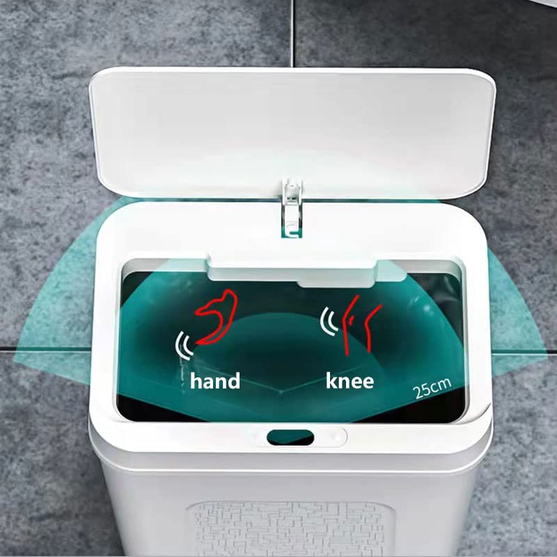 Czdyuf Sensor Smart Sensor automático lixo eletrônico pode daterdroof Banheiro água vaso sanitário