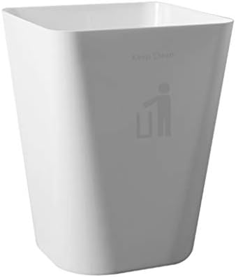 WXXGY lata de lata de lata de lixo de lixo Bin Bin Feito de lixo de banheiro retangular compacto de plástico