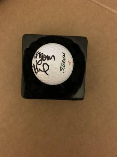 Morgan Pressel assinou o titleist Golfball - bolas de golfe autografadas
