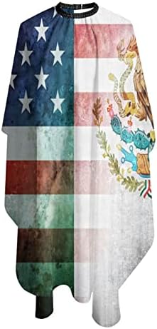 American e mexicano Cabelo de cabelo de bandeira Americana Cabine de cabelos Cabo 55 x 66 polegadas, Vestido