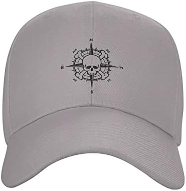 Compass Rose Skull Hat Hap