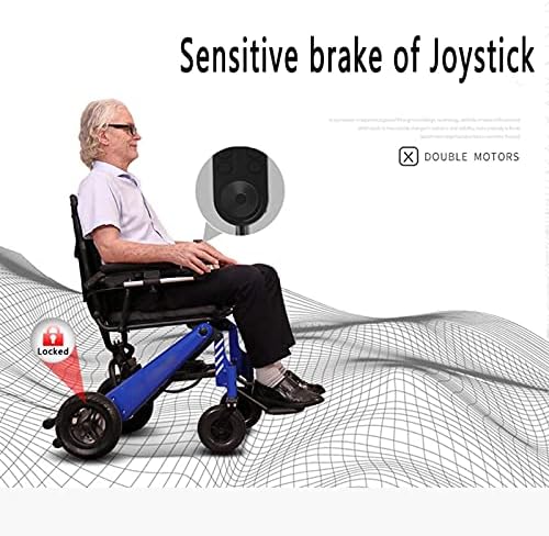 Neochy Fashion Portátil Cadeira de rodas portátil Super Lightweight Electric Wheelchairs Pesent Somente