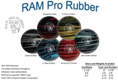 BOWNERSORE PRODUTOS DUCKPIN Ball Ram Pro Rubber- 6 cores