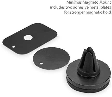 Montagem de carro de ondas de caixa compatível com Infinix Zero X Pro - Minimus Magnetomount, montagem magnética