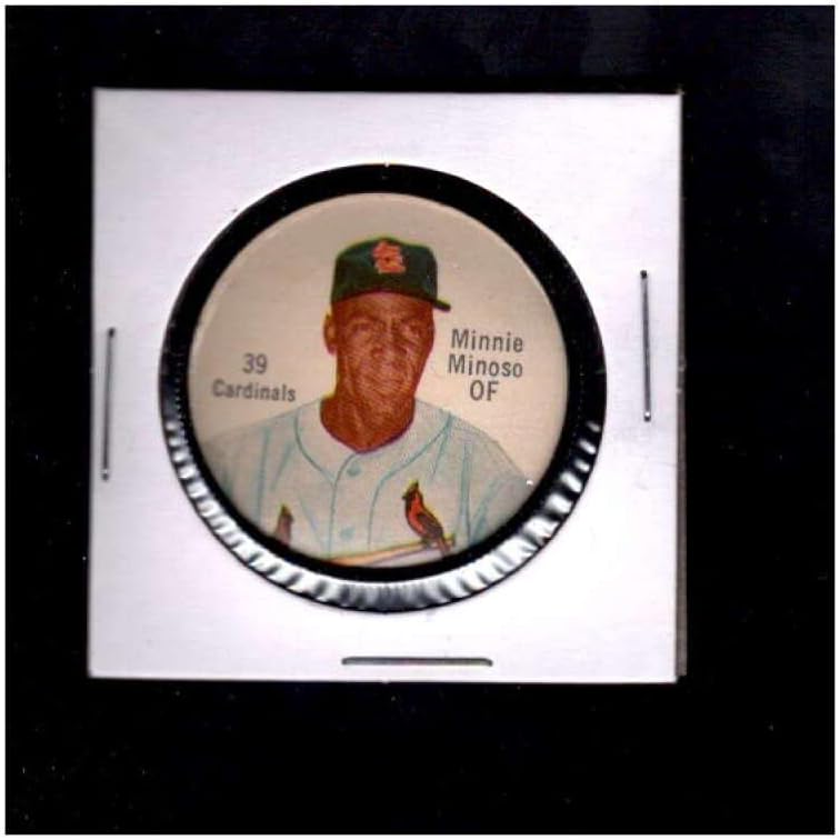 39 Minnie Minoso - 1962 Salada Coins Baseball Cards classificados NM+ - MLB Fotomints and Coins