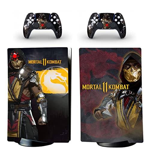 Para PS4 Normal - Game Ninja Mortal Melhor Guerra Kombat X PS4 ou PS5 Skin Skin para PlayStation 4 ou 5 Console