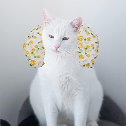 Travesseiros de pelúcia de Patkaw coelho de luxuoso travesseiro para gatos abacaxi abacaxi macio