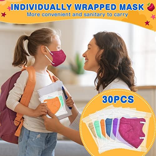 Ehh 30pcs máscara facial colorida para adulto + 30pcs máscara facial colorida para crianças