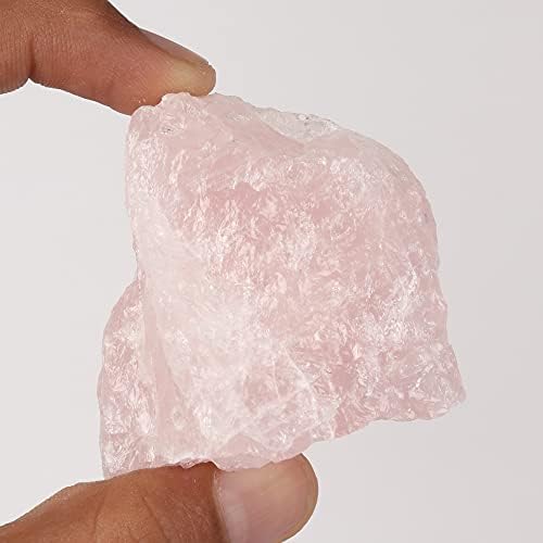 Gemhub Raw Stone Pink Loose Rose Quartz 586.45 CT Certificado NATURIDO GEGO RUDE PEDRO PARA TOMBLE,