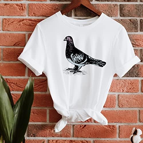 Camisa de pombo, amante de pombo, estante -se a camisa da camisa da camisa de animais de animais de pombos de pombos