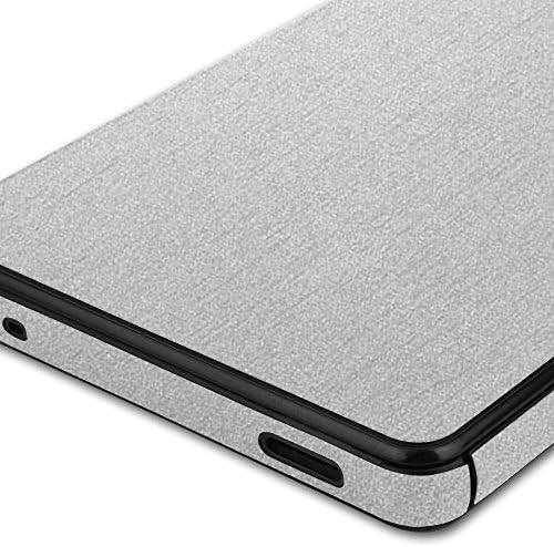 Skinomi escova de alumínio inteiro compatível com a pele com Sony Xperia Z3 Skin Compact com protetor de tela