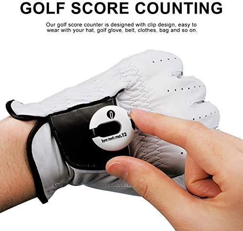Besportble Golf Score Counter pontuação Mini -Golf Stroke Counter Shot Shot Putt Clip Golf Training Aids Acessórios