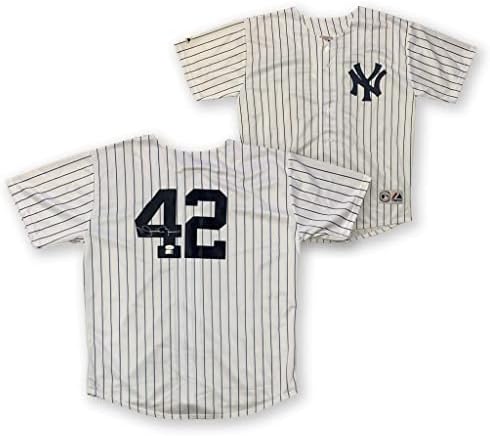 Mariano Rivera autografou a camisa de beisebol assinada por Nova York JSA COA