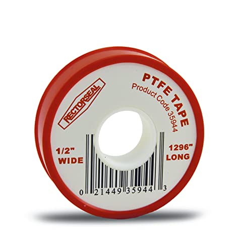 Fita retaisal PTFE 35945 Selante de rosca do tubo, PTFE puro, encanamento, 3/4 x 260