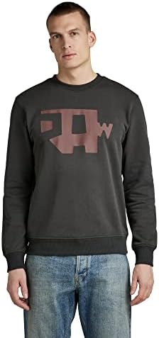 G-Star Raw Men's Premium Graphic Crew Neck Sweatshirt