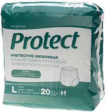 MEDLINE MSC13505A MSC13505AZ Proteja roupas íntimas de proteção extra protetora