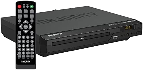 HDMI DVD Player para TV, 1080p Region DVD Players para TV, Mini DVD player Slim com controle