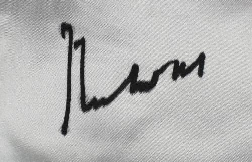 Muhammad Ali assinou o manto Everlast Branco PSA/DNA ITP 4A53153 - Roupas e troncos de boxe autografados