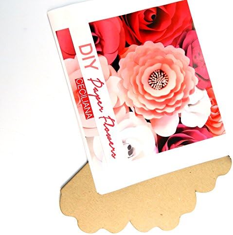 Modelo de flor de papel Padrão de kit DIY Faça seu próprio cenário de Flower Photo Booth Flower Decoration