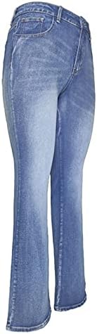 Jeans de cintura alta feminino Jeans levantando jeggings jeans clássico slim fit jeans de jeans longos de tamanho