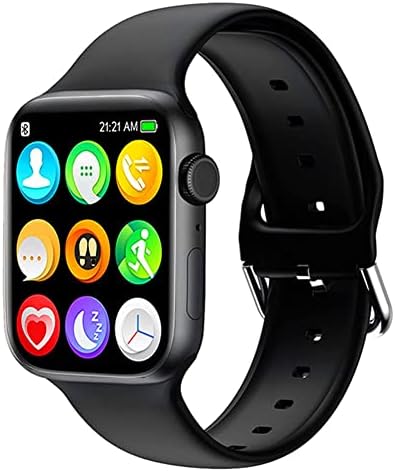 HCHLQL Smart Watch for Android iOS Phones Compatível com o iPhone Samsung LG, 1,75 '' Rastreador de fitness de tela