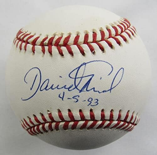 David Nied assinado Autograph Autograph Rawlings Baseball B95 - Bolalls autografados