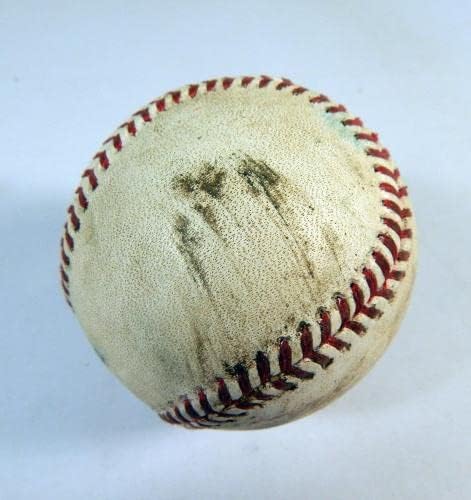 2020 Cleveland Indians Pirates Game usou beisebol J.T. Riddle Single - Game Usado Baseballs