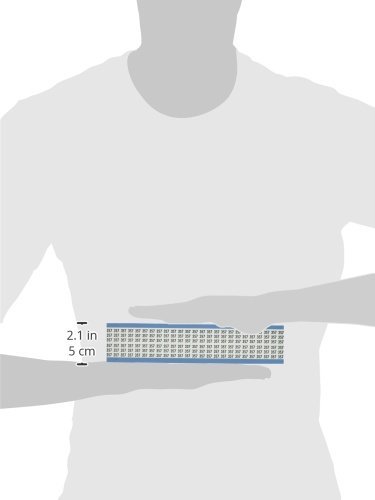 Pano de vinil reposicionável Brady WM-357-PK, preto em branco, números sólidos cartão de marcador de fio
