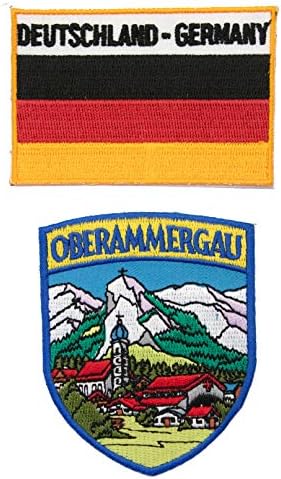 A -One - Oberammergau Shield Patch + Alemanha Patch, Cole em estilo pessoal Langlebige Dekorationen von Aufklebern