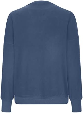 Pullover de pescoço O de Fit Regular para Mulheres Sweater Fino de Camisetas de Blatos de Blatoe de Blato