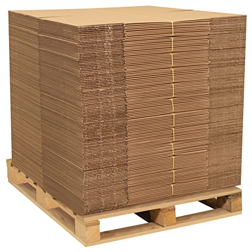 AVIDITI MD171112RSK Caixas de corrugados com várias profundidades, 17 1/4 L x 11 1/2 W x 12 H, Kraft