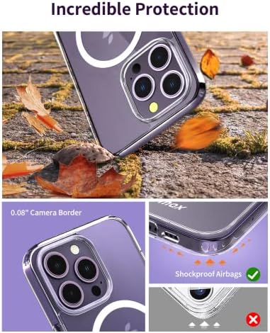 MOMAX Magnetic Telephone para iPhone 14 Pro Max, 5000mAh Banco de energia sem fio magnético dobrável