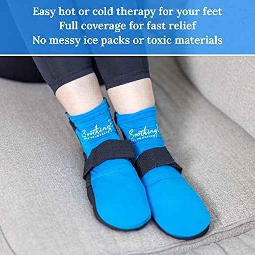 Sofigurar meias de terapia a frio em gel para mulheres e homens - alívio de compressão para dor no tornozelo,
