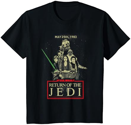Star Wars Return of the Jedi 40º aniversário 25 de maio de 1983 T-shirt