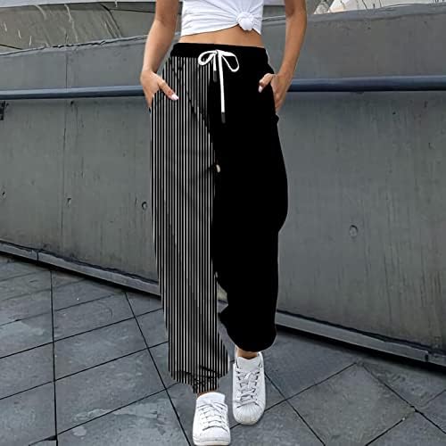 Calças de corredores femininos calças de leggings atléticos leves calças de lounge cônicas para