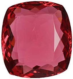 Real-Gems 109.85 CT Cristão de Curada em forma de Cristal em forma de almofada rosa