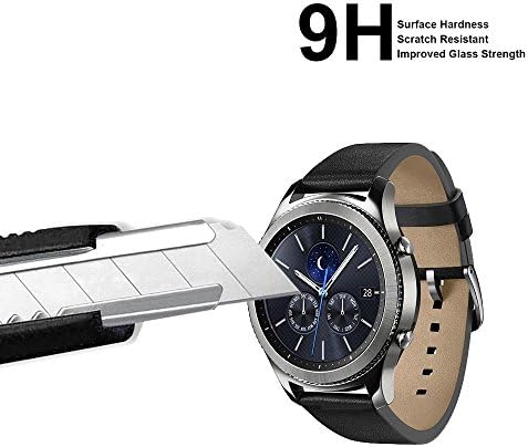 Supershieldz projetado para fósseis esportes smartwatch de 43 mm Protetor de tela de vidro temperado, anti