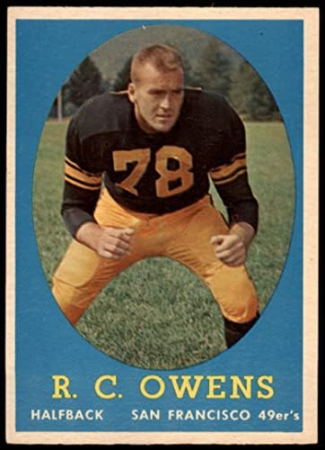 1958 Topps 64 R.C. Owens San Francisco 49ers ex 49ers College of Idaho