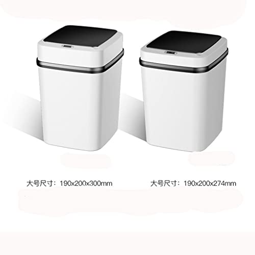 Lixeira de lixo da cozinha Zhaoleei 15L Toque de toque de banheiro lixo no banheiro Smart lixo
