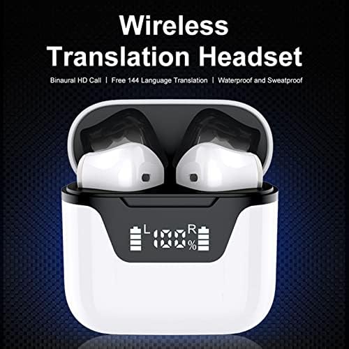 ENERBUDOS DO TRADILTADOR DE IDIOMA, suporta 144 idiomas, dispositivo de tradutor sem fio Bluetooth5.1 com App