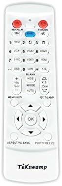 Controle remoto do projetor de vídeo tekswamp para a Sony vpl-hw40es