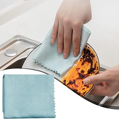 Toalhas de limpeza toalha 10 PCs absorventes reutilizáveis ​​x polegadas de limpeza- limpeza de fiapos de microfibra