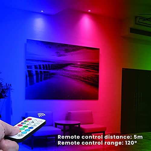 Klarlight MR16 3W Alteração de cor Spotlight LED com controle remoto - AC/DC 12V GU5.3 Base RGBW Bulbos LED
