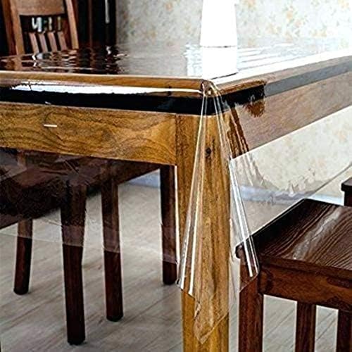 Cakina e tapetes de mesa cobrem uma mesa transparente de mesa de comprimido de mesa de mesa transparente protetor de protetor Pad cozinha ， jantar e bar mesa de jantar coloque tapetes 8