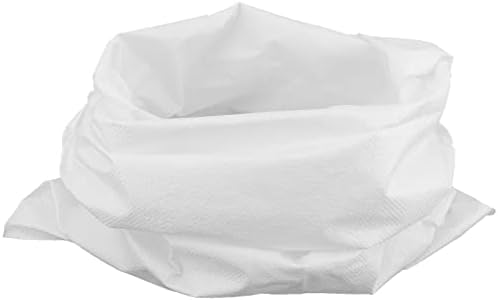 Sheutsan 100 pacote de 18 x 30 polegadas sacos de areia branca, sacos de areia de polipropileno de tecido,