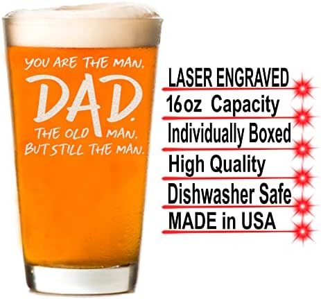 Carvelita Você é o homem pai, o velho, mas ainda assim o homem - 16 onças de cerveja gravada