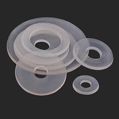 Arruelas de plástico planícies nylon transparente M3 m5 m5 m6 m8 m10 m12 m14 m20