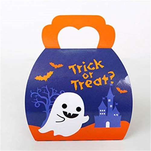 Soimiss 10pcs Flying Ghost Candy Case portátil Halloween Candy Candy Boxes Biscuit Boxes Contêiner DIY Caixa
